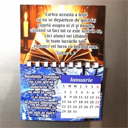 Calendar magnetic A6, 2024, Cartea aceasta a legii